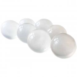 Hvide Perlemor vandperler (Glitter - White)